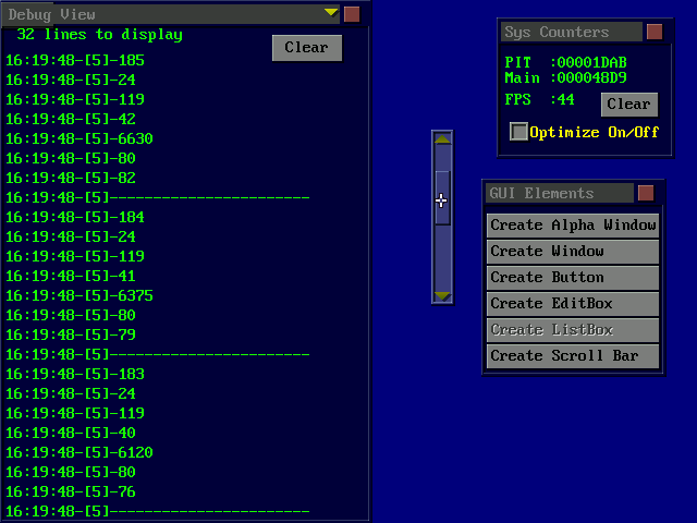 Successful Debugging of Scroll Bar