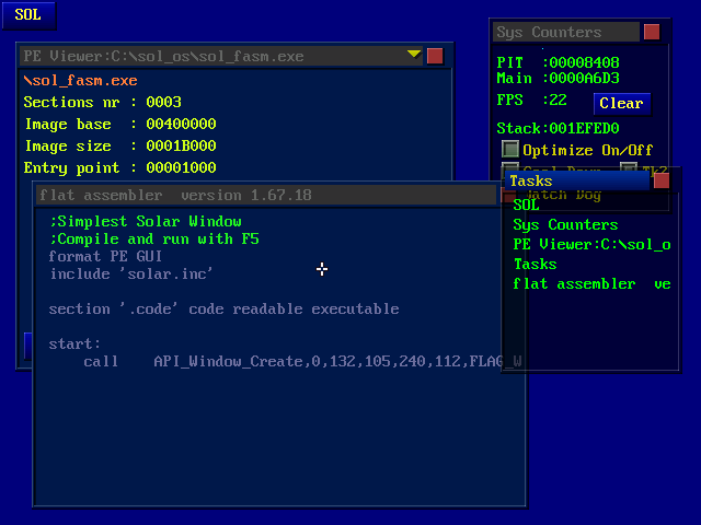 Solar_OS exception handling