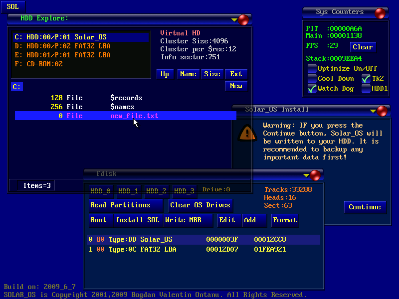 SOL File system