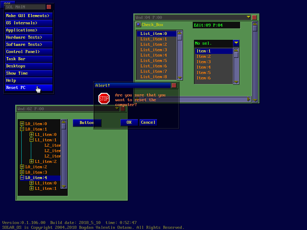 x64 GUI start