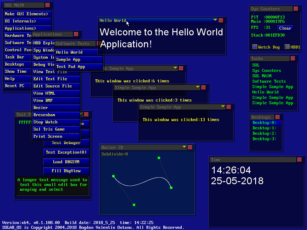 x64 GUI Applications